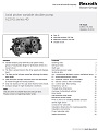Bombas Variáveis de Pistão Axiais Dupla A22VG45