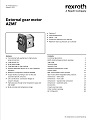 External gear motor AZMF