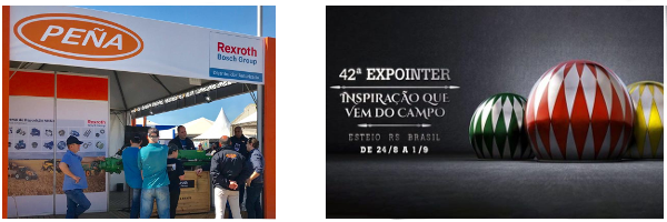 Expointer 2019 - Peña Engenharia e Bosch Rexroth feiras expointer exposição feira agronegócio máquina agrícola